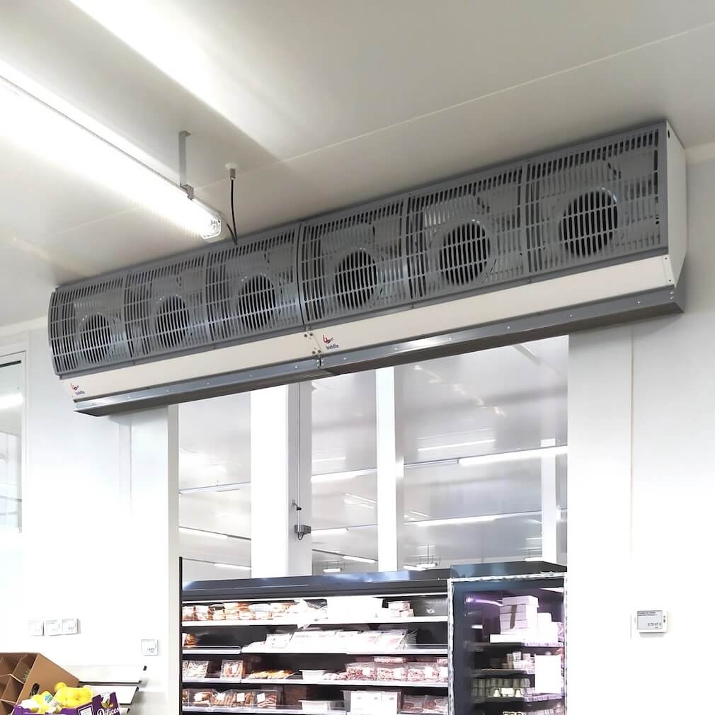Biddle IsolAir2 ilmaverhokone kylmävarastoihin